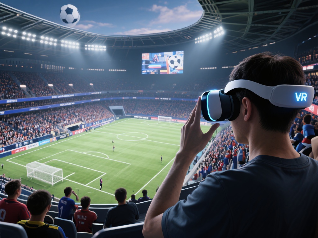 虚拟现实（VR）技术也成为球盟会提升观赛体验的重要