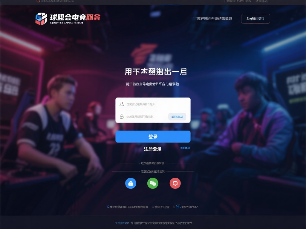 用户首次接触一个电竞平台时，登录入口的便捷性和功能