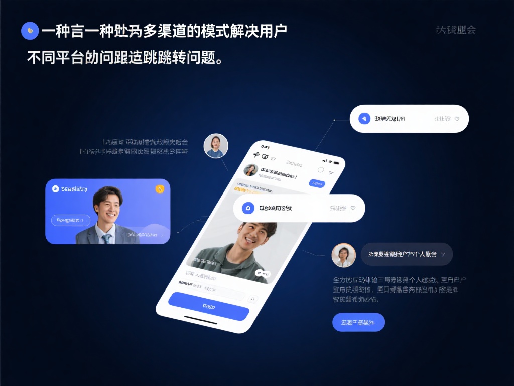 这种多渠道的模式解决了用户在不同平台间反复跳转的问